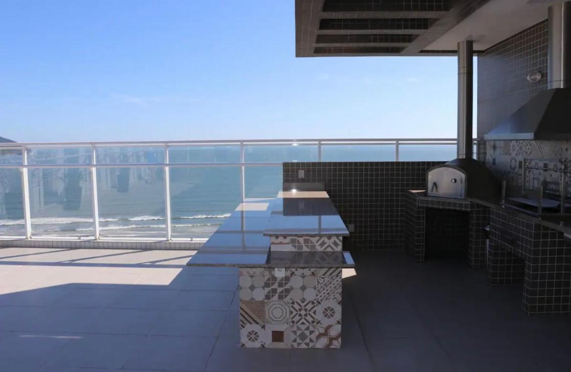 Appartamento Flat Vista Mar Em Santos Esterno foto